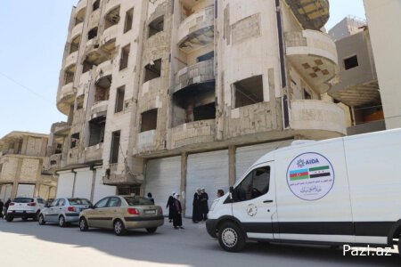 Азербайджан провел благотворительную акцию в Сирии