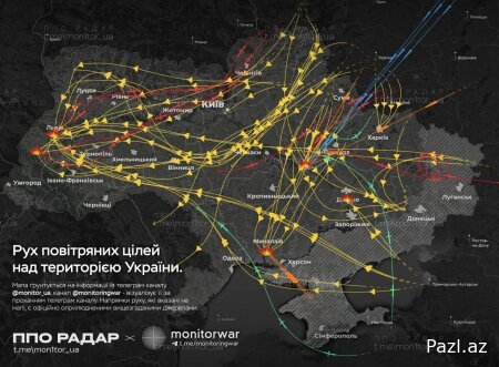 Беспрецедентная атака на Украину 537 ракетами и "шахедами"