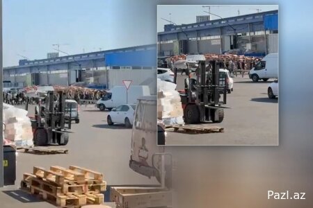 ОМОН вывез азербайджанцев с рынка в Мытищах