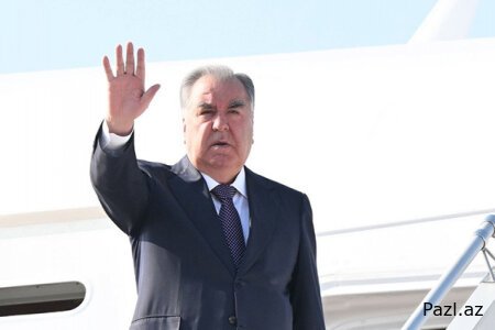 Рахмон прилетел в Физули
