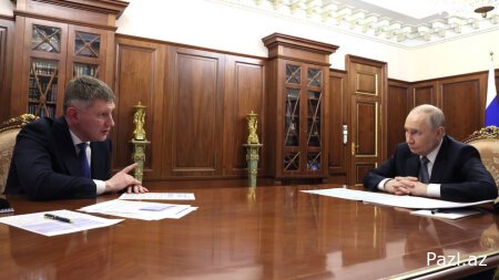 Решетников рассказывает Путину сказки
